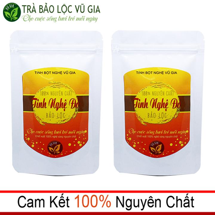 Combo 2 Tinh Bột Nghệ Đỏ Nguyên Chất Vũ Gia (100g/túi)