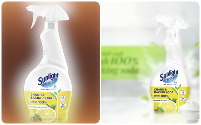Nước lau bếp Sunlight chanh & baking soda