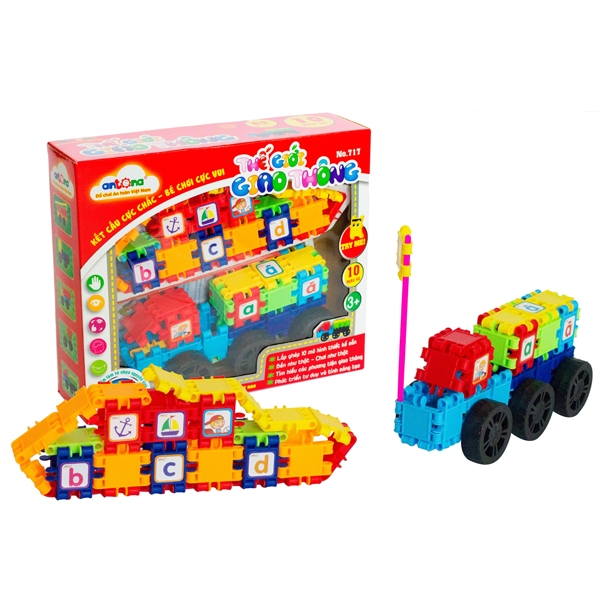 Đồ Chơi Thế Giới Giao Thông 717 (80 Chi Tiết)