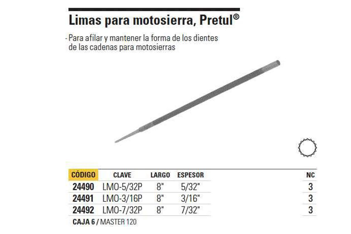 Giũa tròn mịn 6mm/200mm LMO-7/32P Pretul - 24492