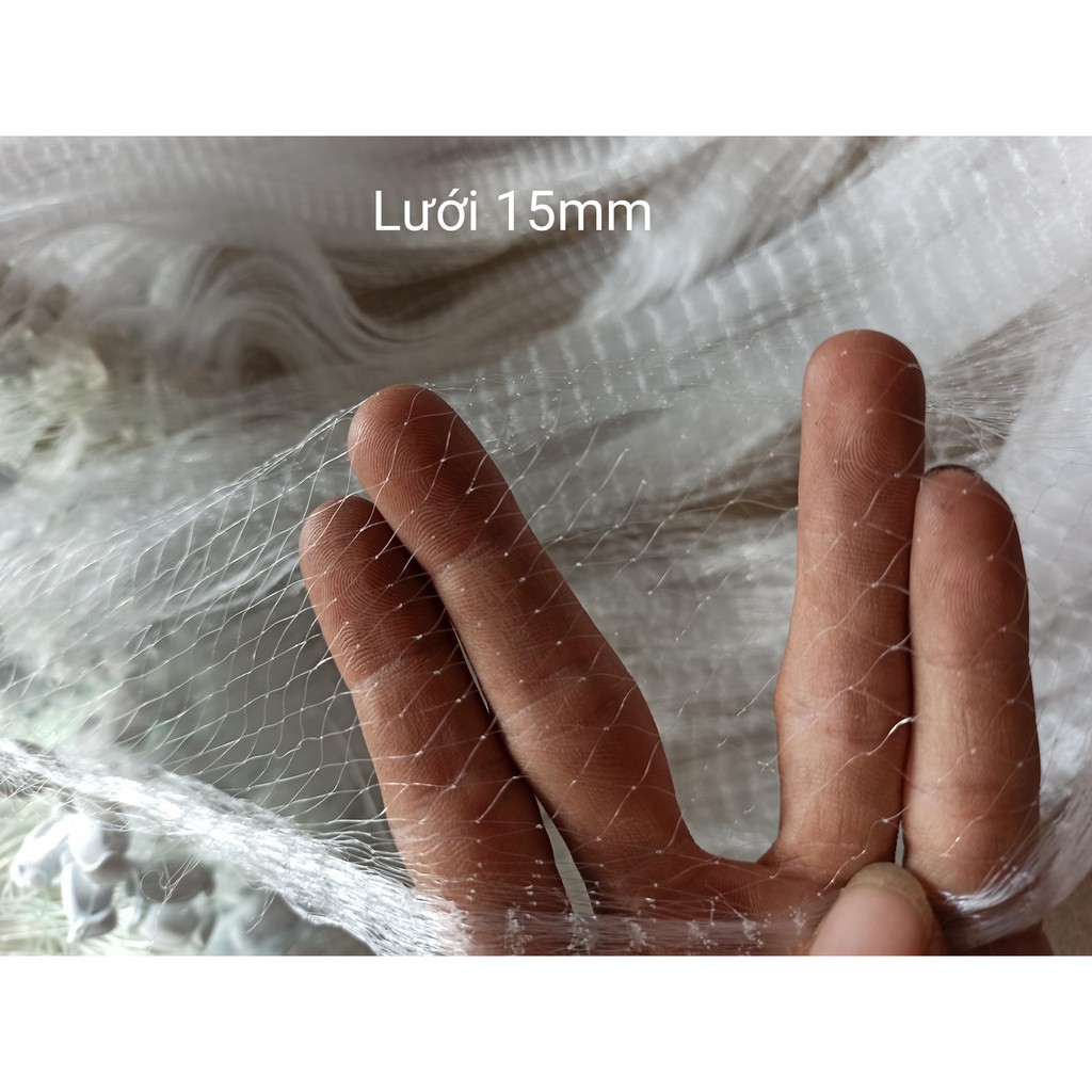 Lưới bắt Cá Lòng Tong (10mm, 12mm,15mm) dài 20m