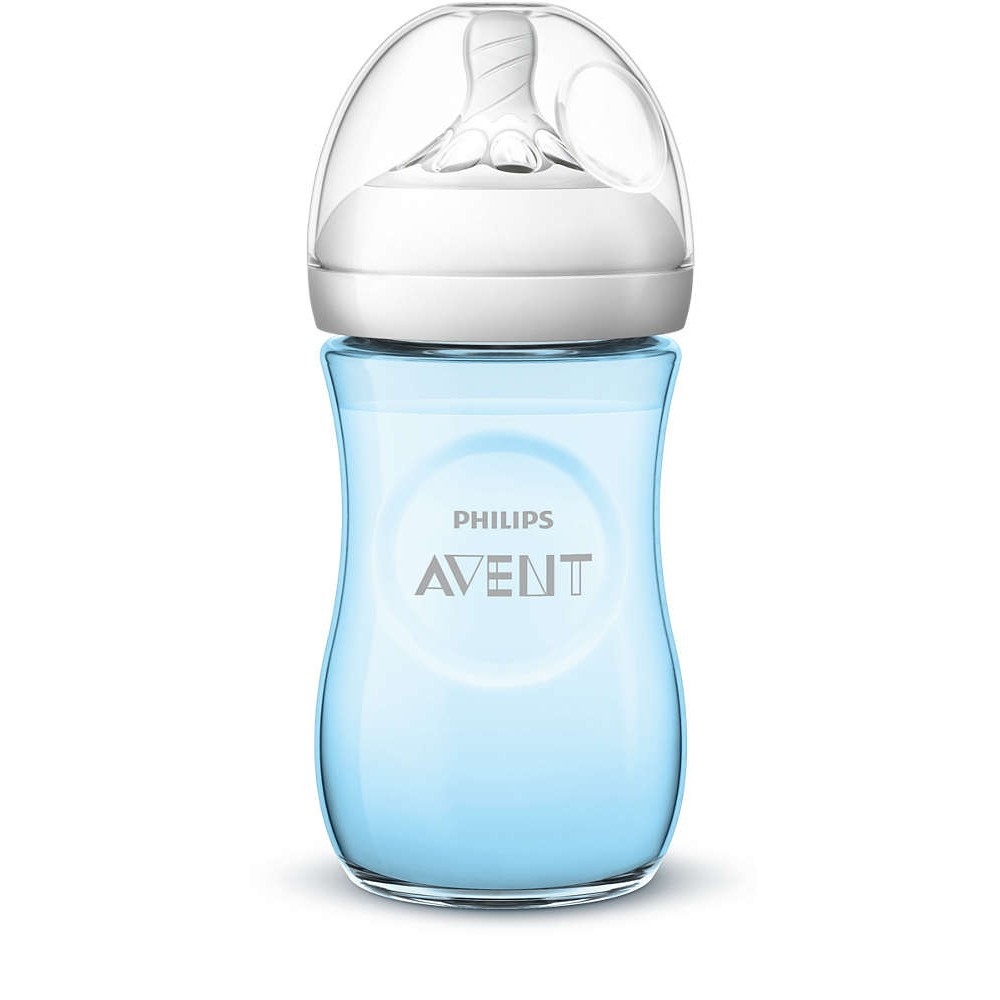Bình sữa Philips AVENT Natural 260ml Màu Xanh [MẪU MỚI]