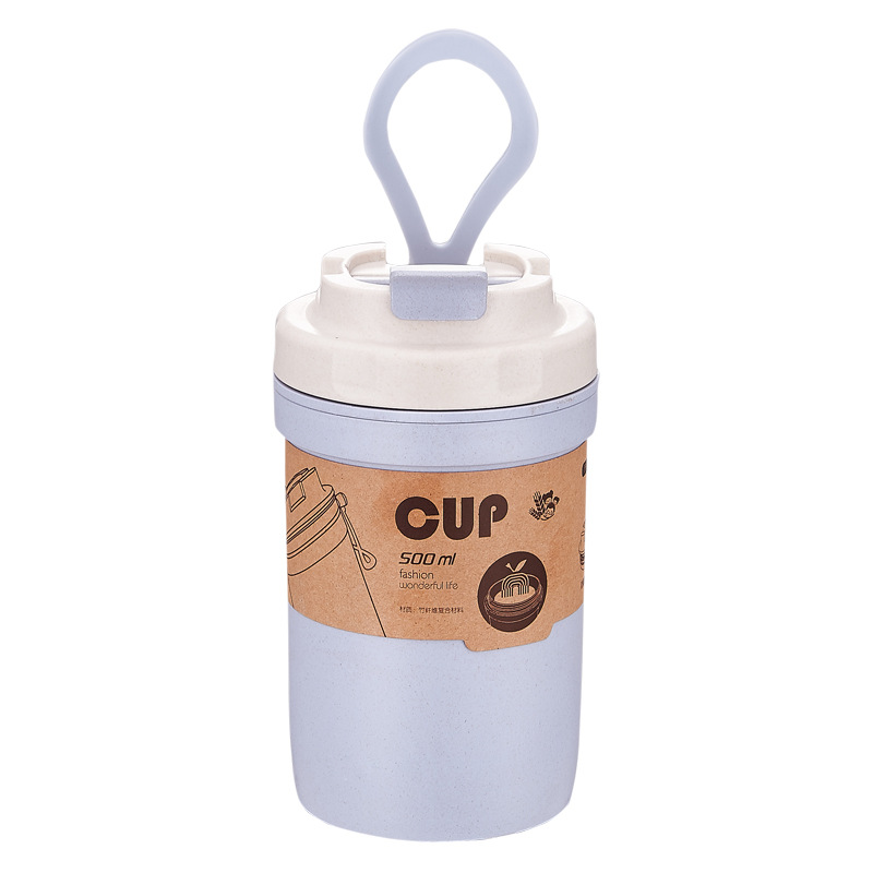 Bình nước nhựa lúa mạch 2 lớp 500ml