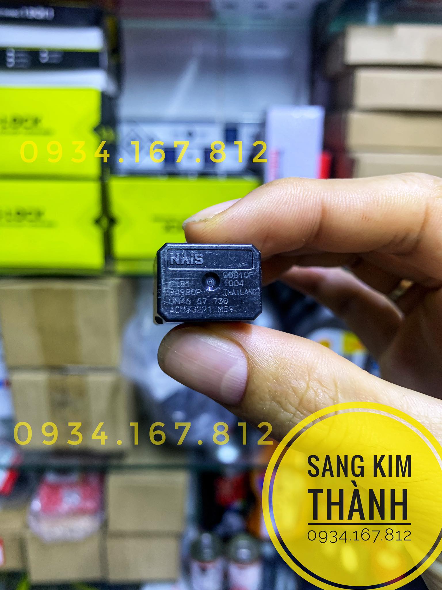 Relay Nais 12V DC 4 Chân Made In Thailan