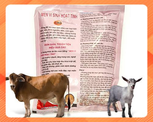 [FreeShip] 500Gr - Men Vi Sinh Hoạt Tính Ủ Thức Ăn Chăn Nuôi