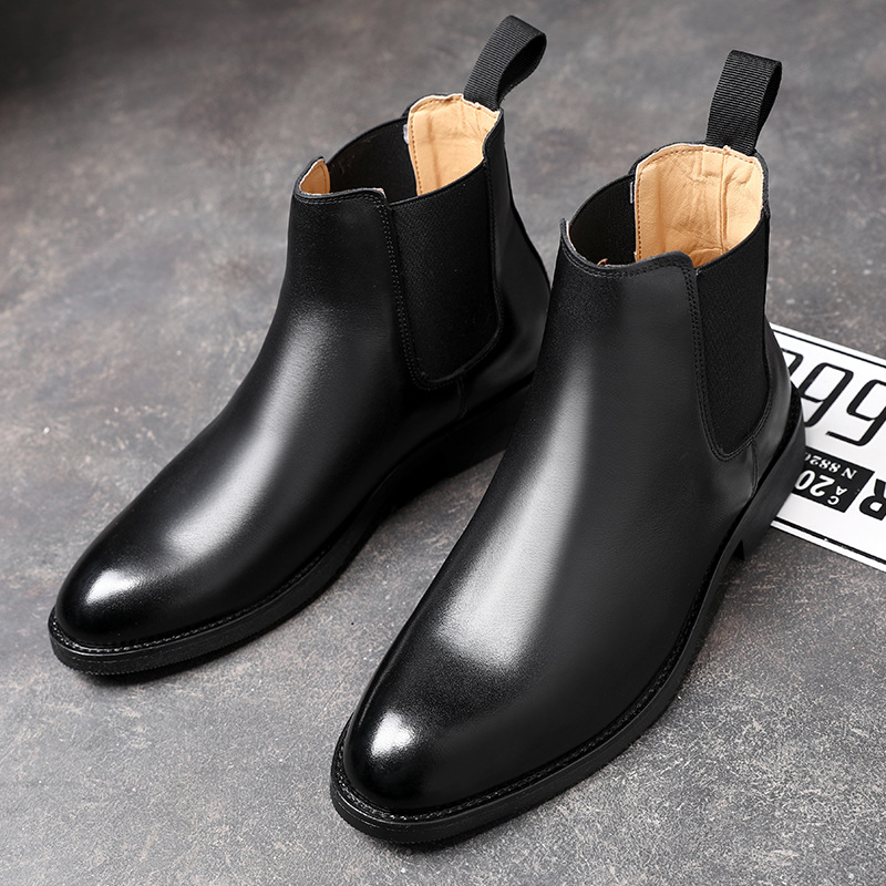 Giày Chelsea Boot Da Bò Cao Cấp