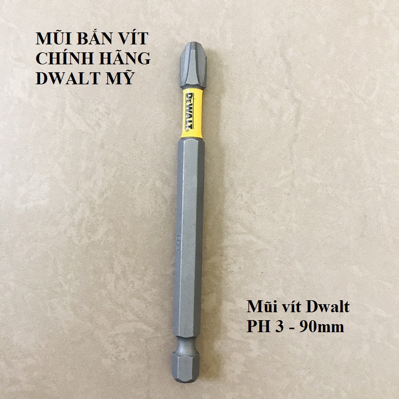 Mũi vít dewalt có từ ph3 - 90mm nhập mỹ