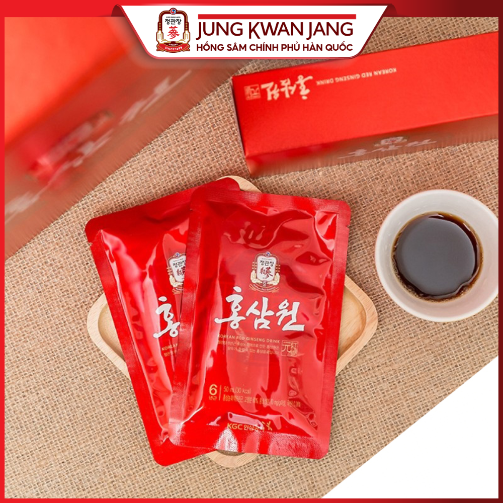 Nước Hồng Sâm Won Hàn Quốc KGC Jung Kwan Jang (Hộp 15, 30 gói)