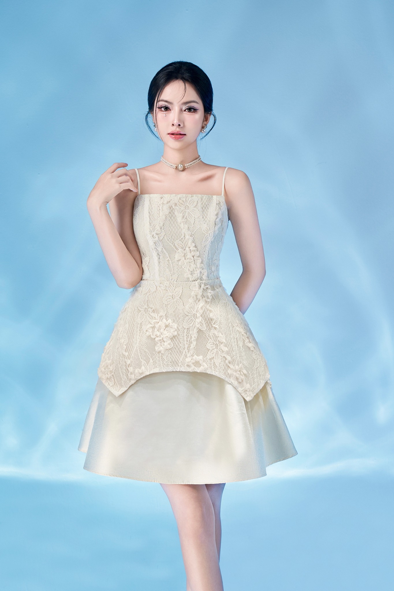 Voucher siêu sale 15% OLV - Đầm Brynn Lace Dress