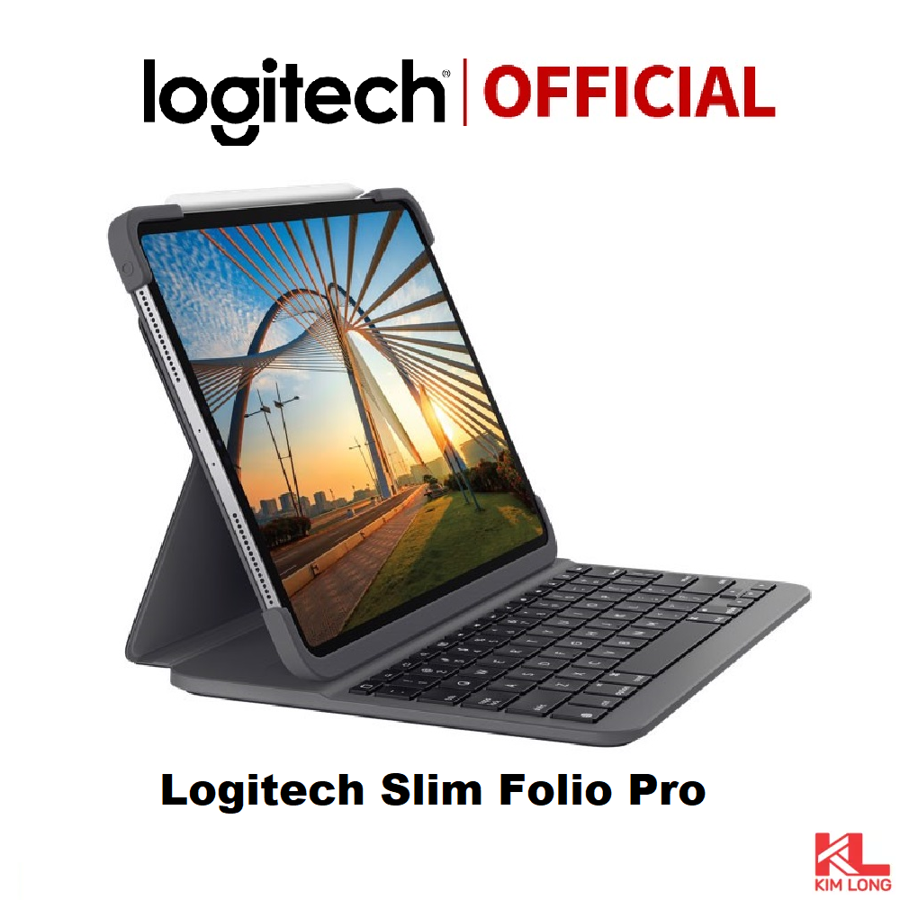 Logitech keyboard leather cover combo touch iPad 7 / iPad 8 / iPad 9-with mouse pad, detachable keyboard, 4 modes