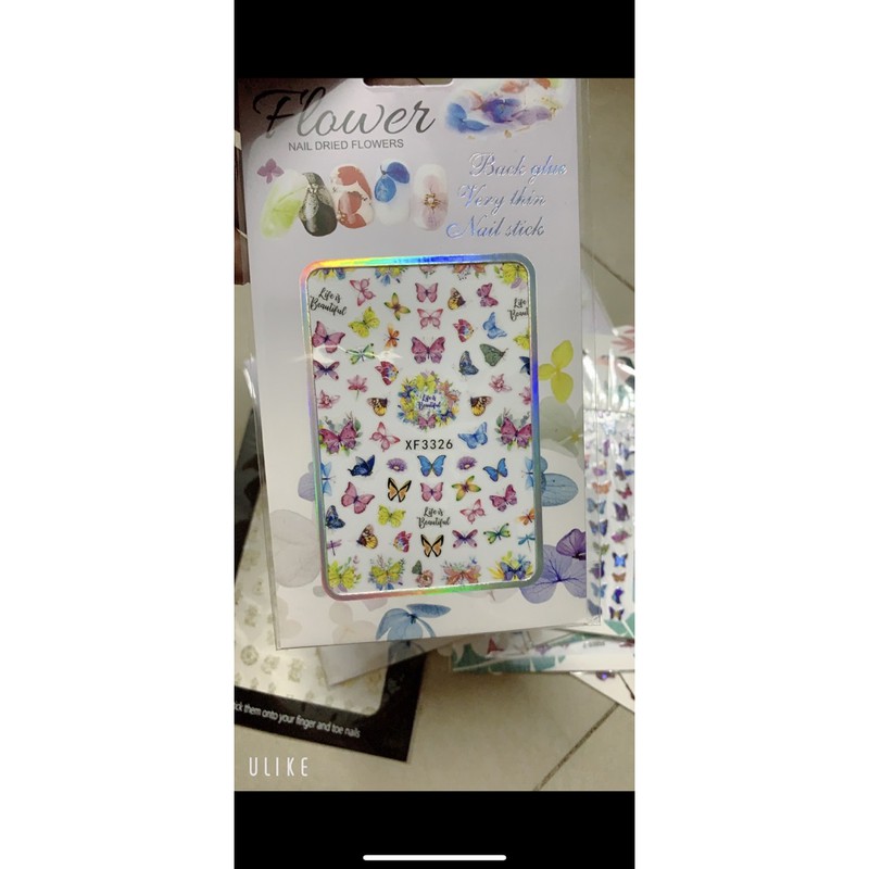 [NNails] sticker bướm nails