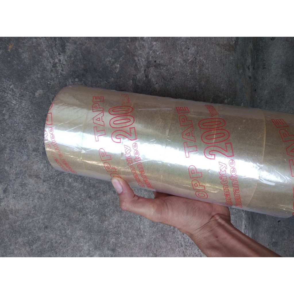 Băng Keo Trong Loại 200Y ( 1 Lóc / 6 Cuộn )