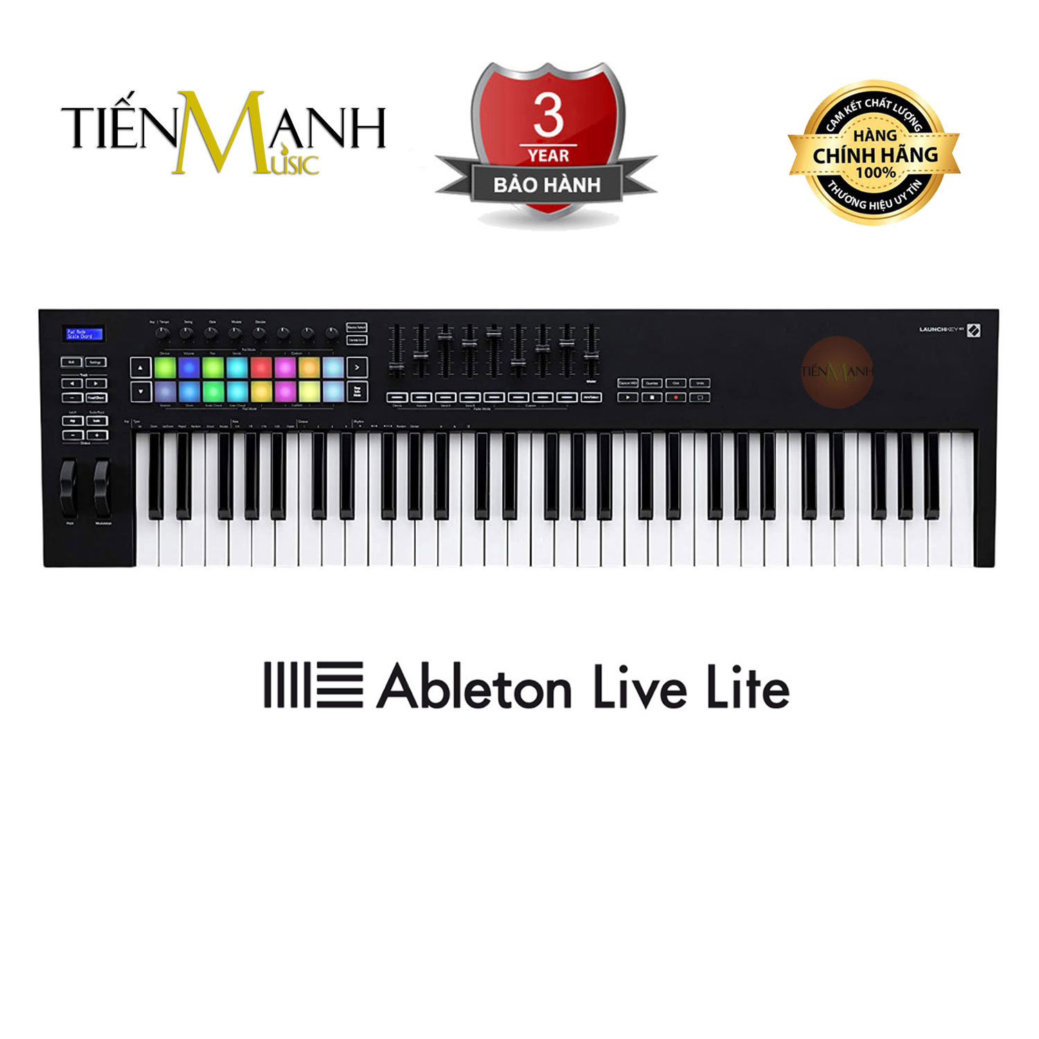 [Trả góp 0%] [Chính Hãng] Novation Launchkey 61 MK3 Bàn phím sáng tác - Sản xuất âm nhạc Producer Keyboard Controller