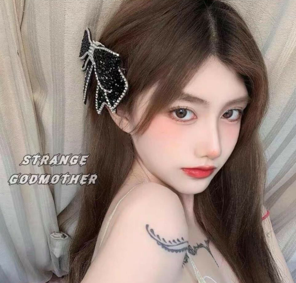 KẸP TÓC NƠ ĐÍNH ĐÁ LẤP LÁNH