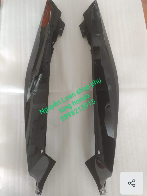 CẶP ỐP SƯỜN DƯỚI  NOUVO 5 SX ZIN CHÍNH HÃNG YAMAHA