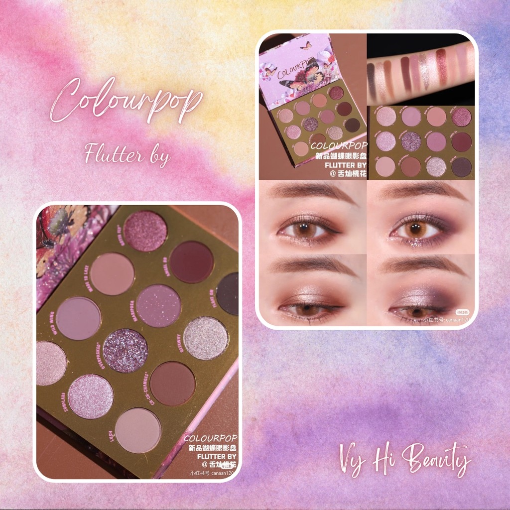 Bảng mắt Colourpop Flutter By