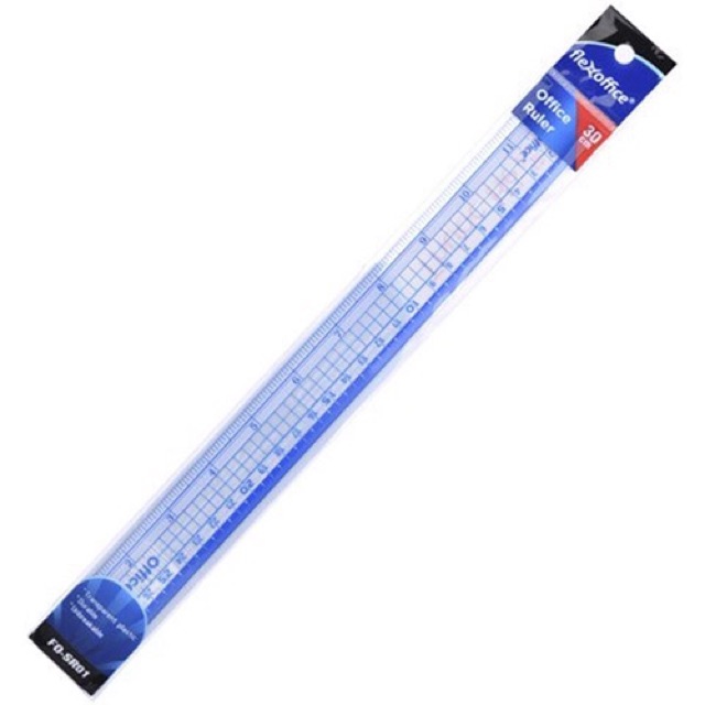 Thước Kẻ Nhựa Học Sinh Các Cỡ (20Cm- 30Cm)