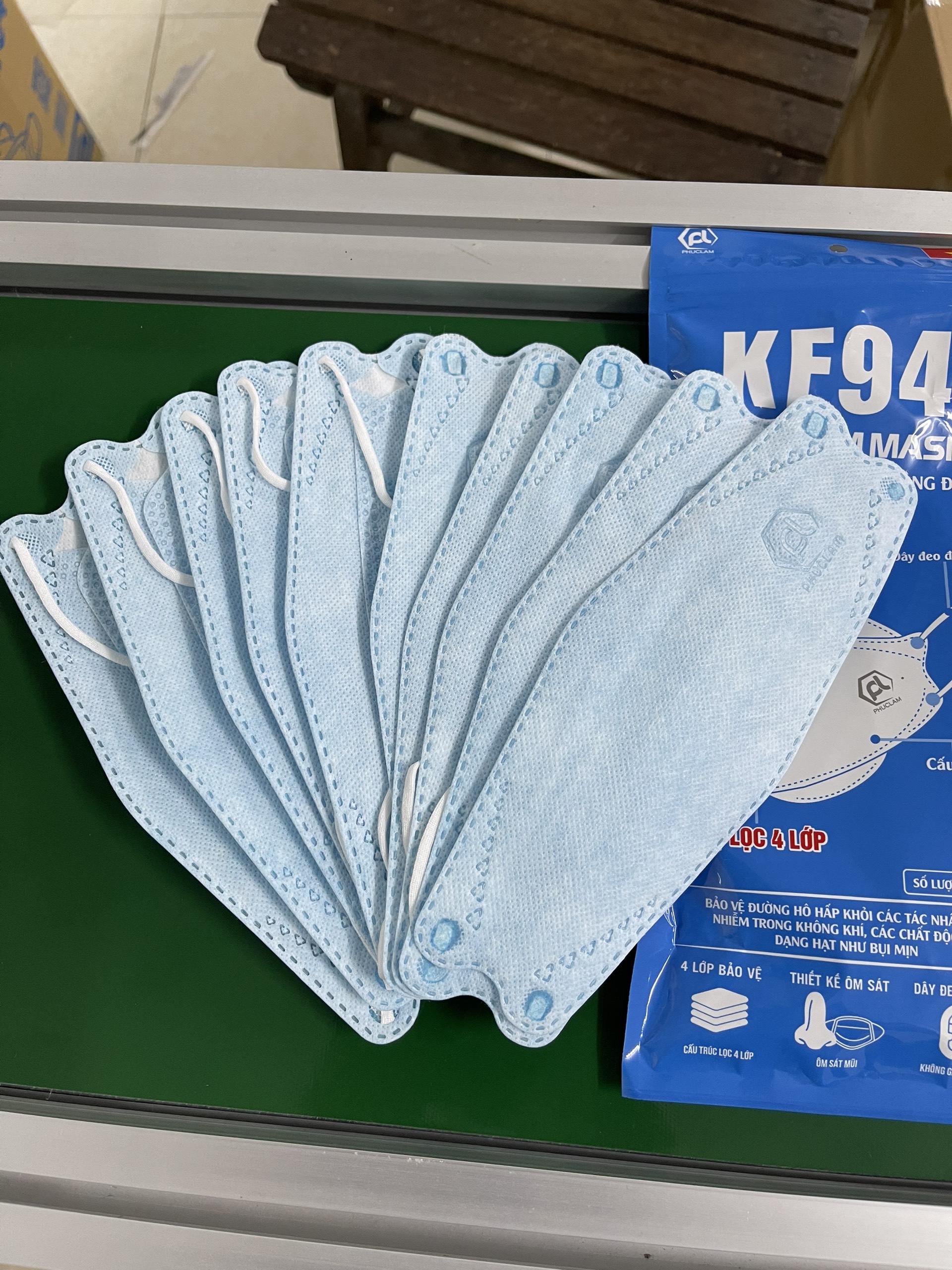 [ 1 Túi 10 Chiếc ] Khẩu Trang Loại KF94 Dành Cho Người Lớn