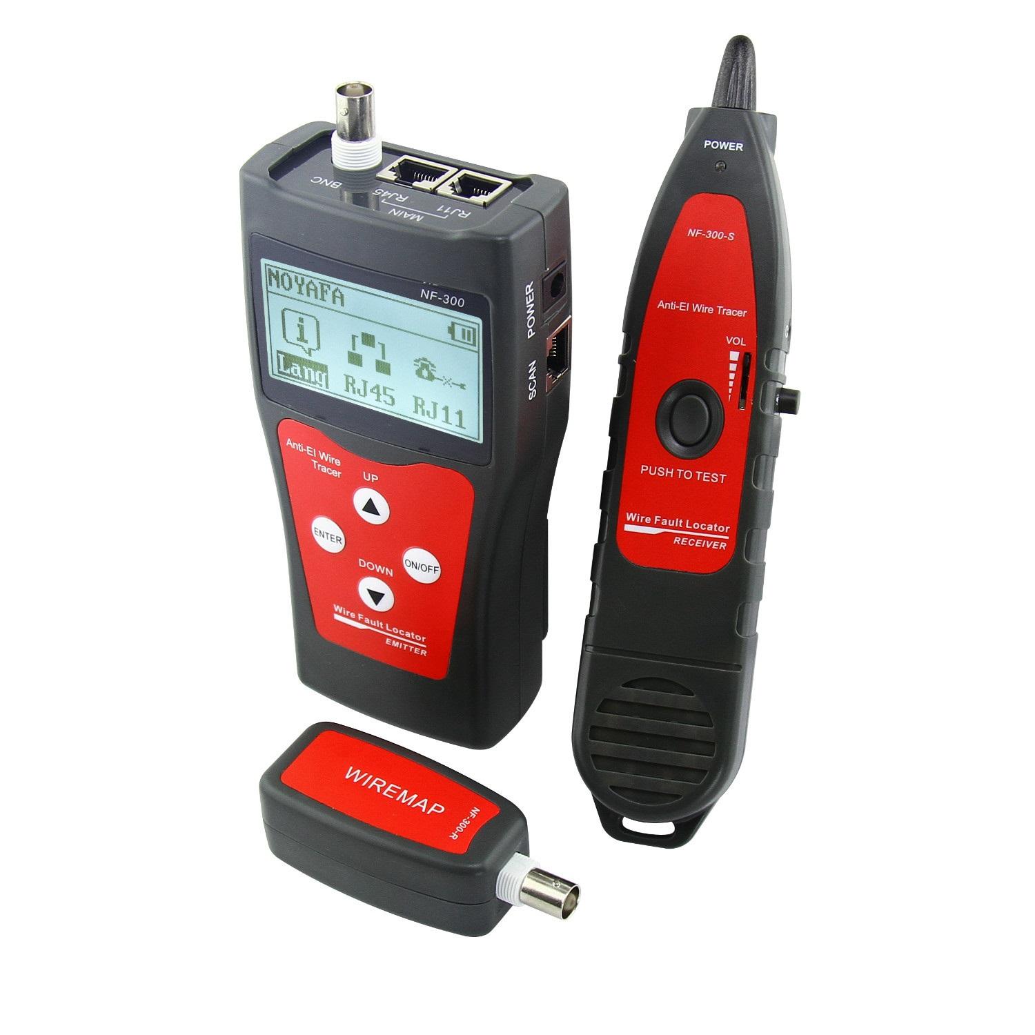 Máy test mạng đa năng NF300 màn hình LCD (Đen phối đỏ)