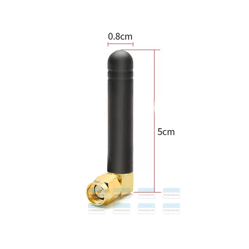 [PCNGON] Anten Wifi Bluetooth băng tần kép 2.4G 5.8G (SMA Male)