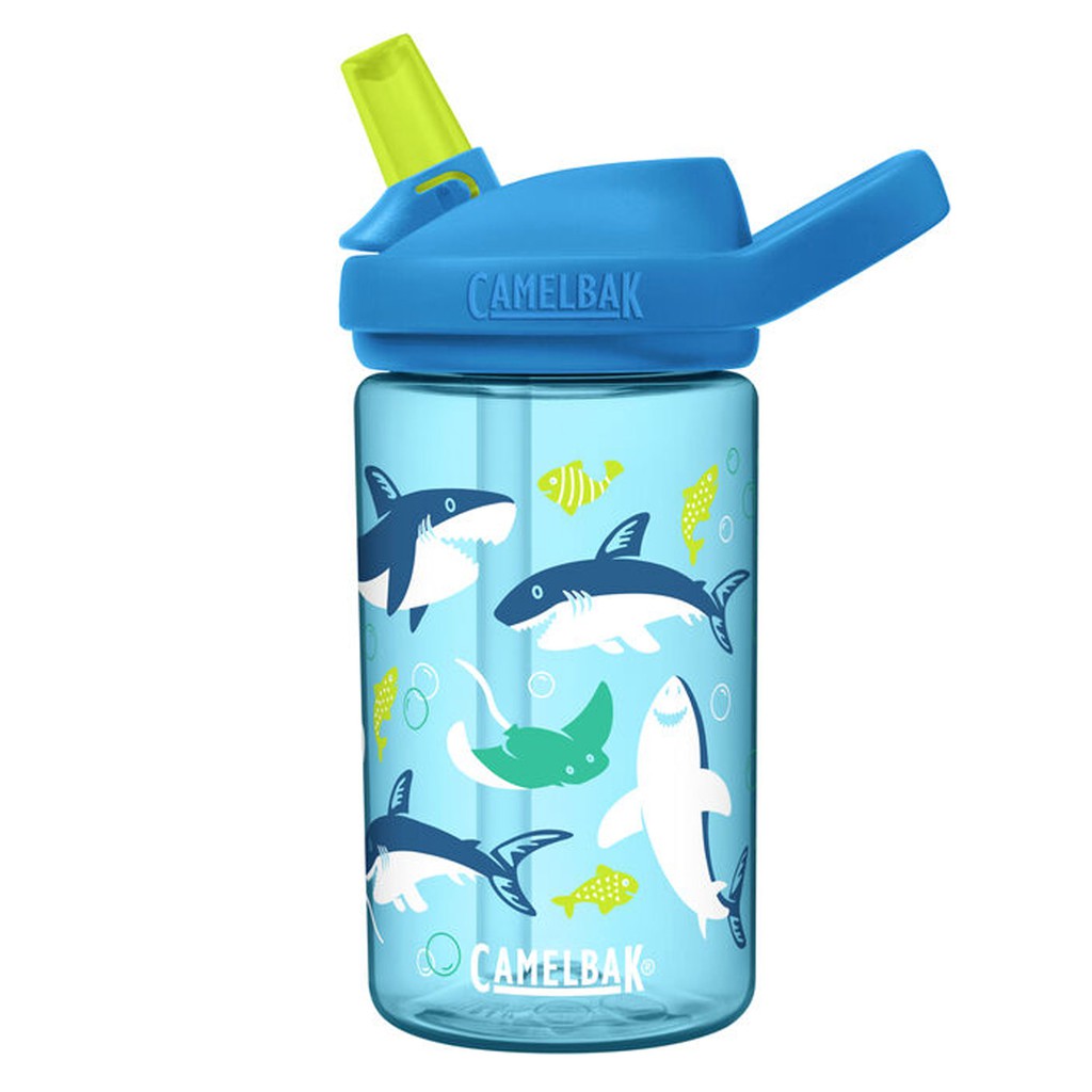 [CHÍNH HÃNG] Bình Nước Trẻ Em Camelbak Eddy+ Kids 400ml - Cá Mập Sharks & Rays