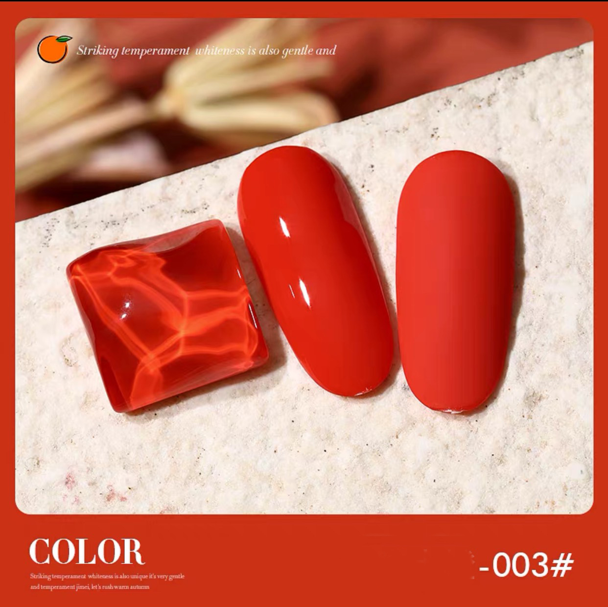 Sơn gel AS lẻ 6 màu cam đất TT