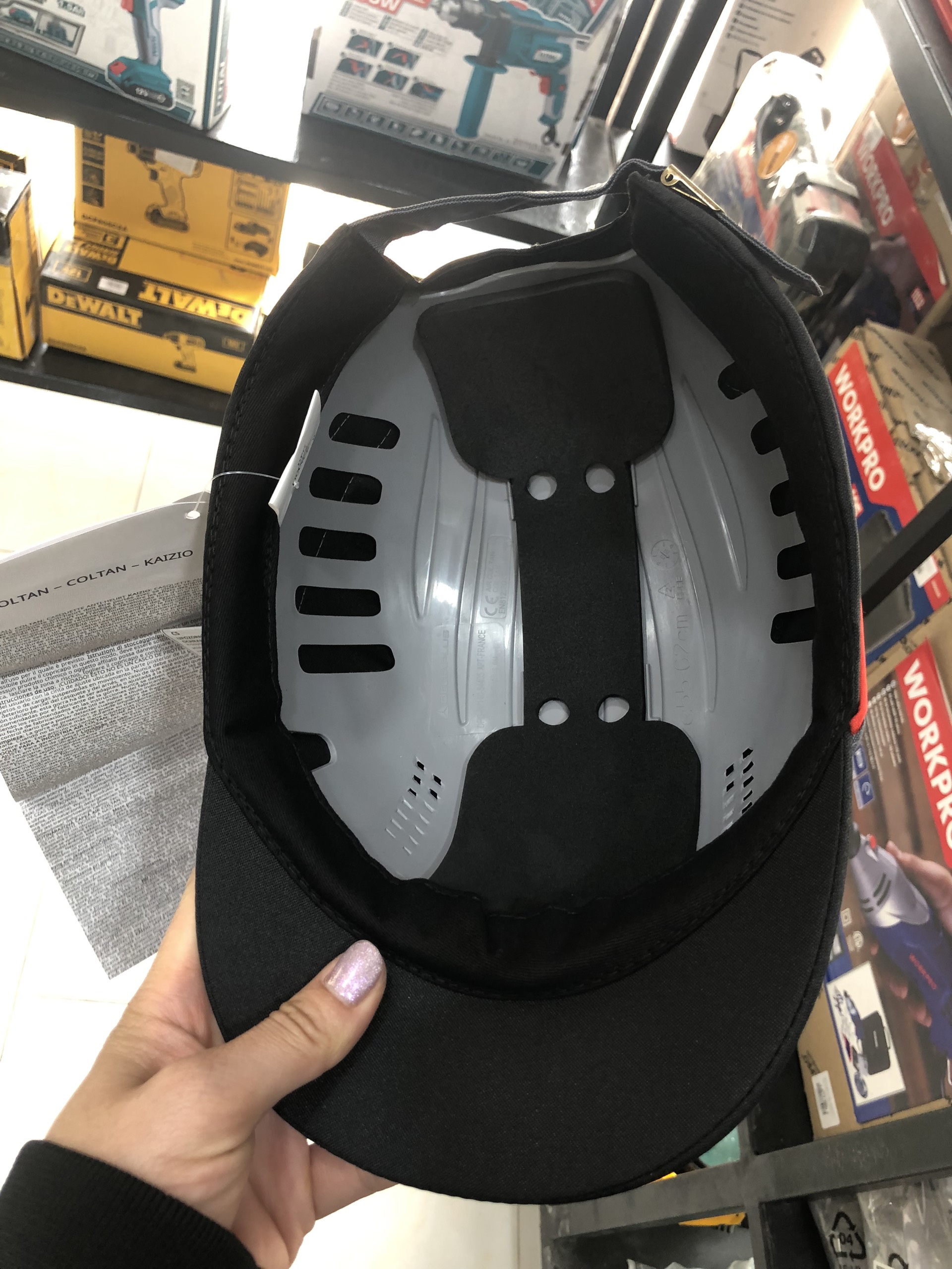 Mũ bảo hộ bump cap Deltaplus Air Coltan