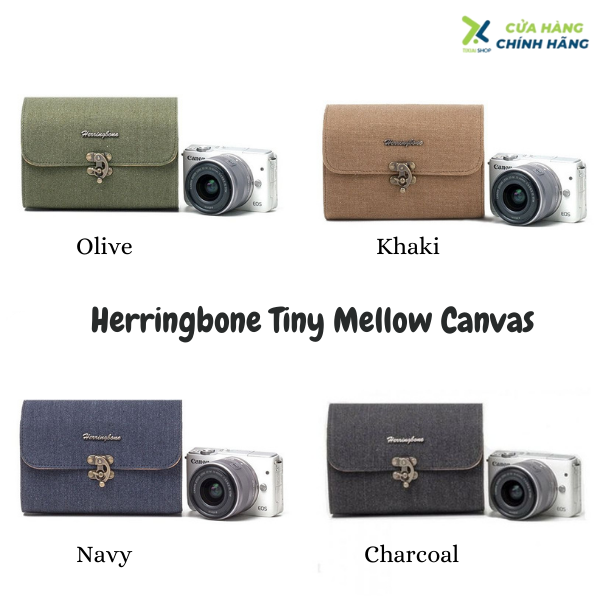 Túi đựng máy ảnh Herringbone Tiny Mellow | Hàng chính hãng, giá tốt