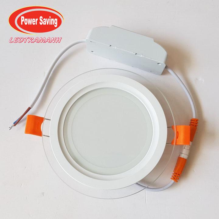 Đèn led âm trần mặt kính 9W khoét lỗ 90mm