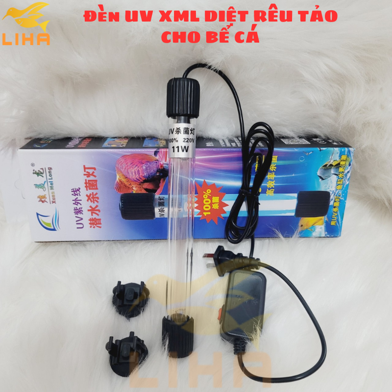 Đèn UV XML Diệt Tảo Diệt Khuẩn - Đèn UV Diệt Rêu Tảo Cho Bể Cá