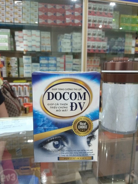 [Combo 2 hộp] Viên uống giúp tăng cường thị lực DOCOM-DV - DOCOM2