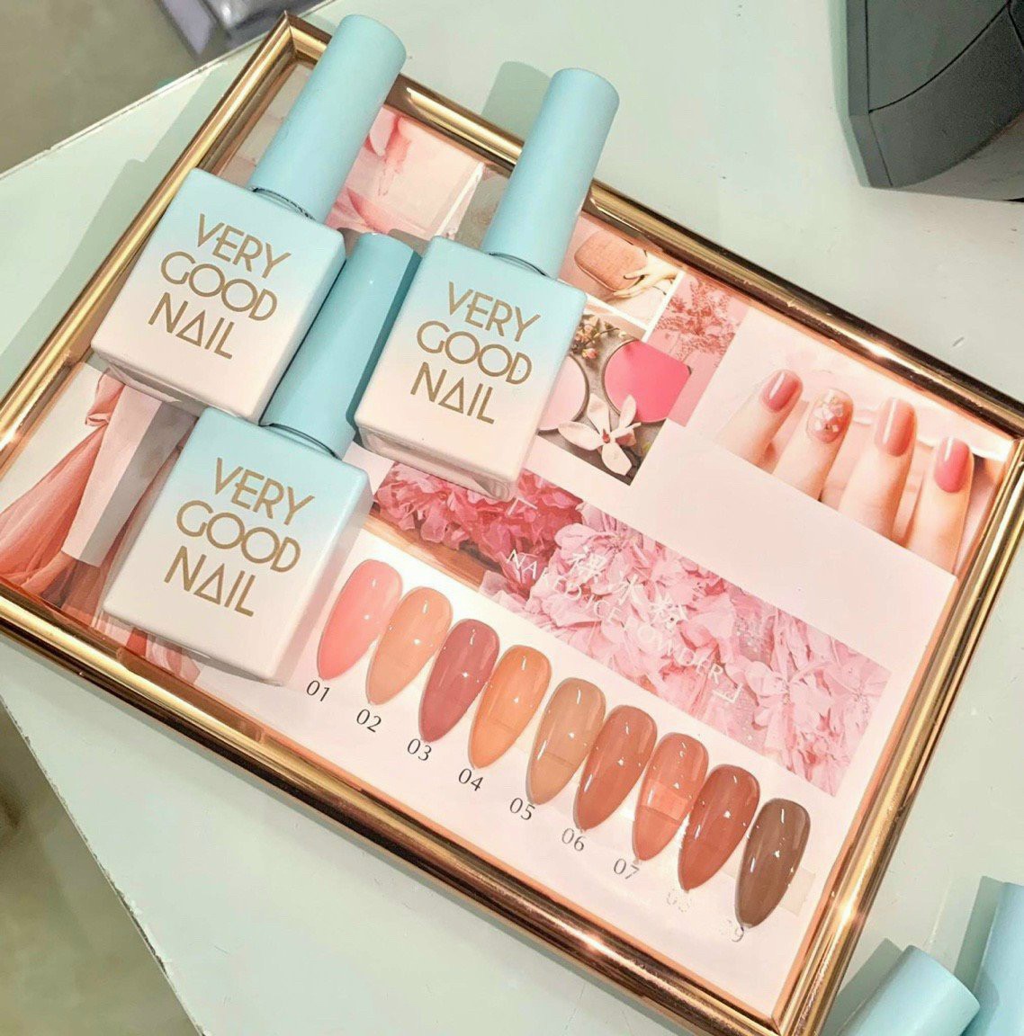 set sơn thạch very good 9 chai kèm bảng màu