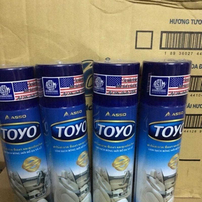 Bình Xịt Bóng Da, Gỗ, Nội Thất Ô Tô Toyo