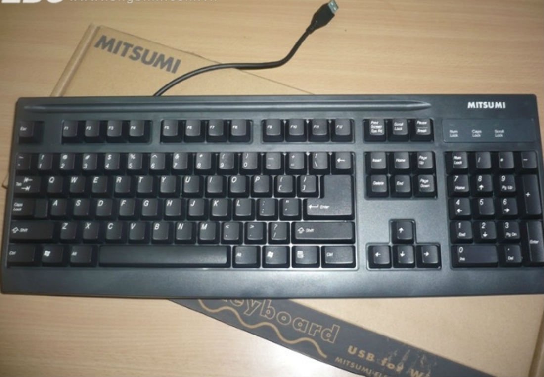 Bàn phím máy tính Mitsumi (Có dây-Kết nối USB)