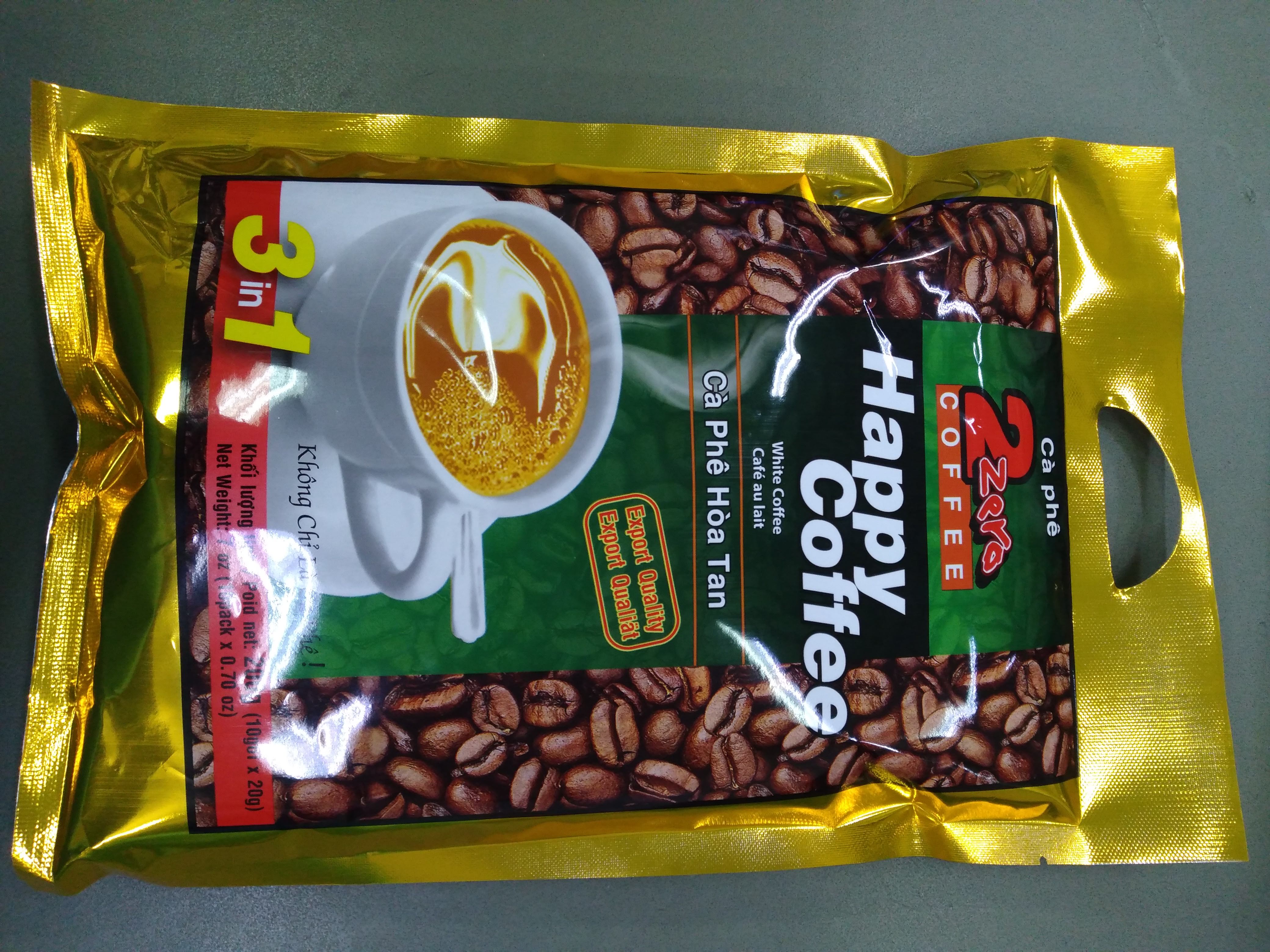 Cà phê sữa Happy Coffee dạng gói