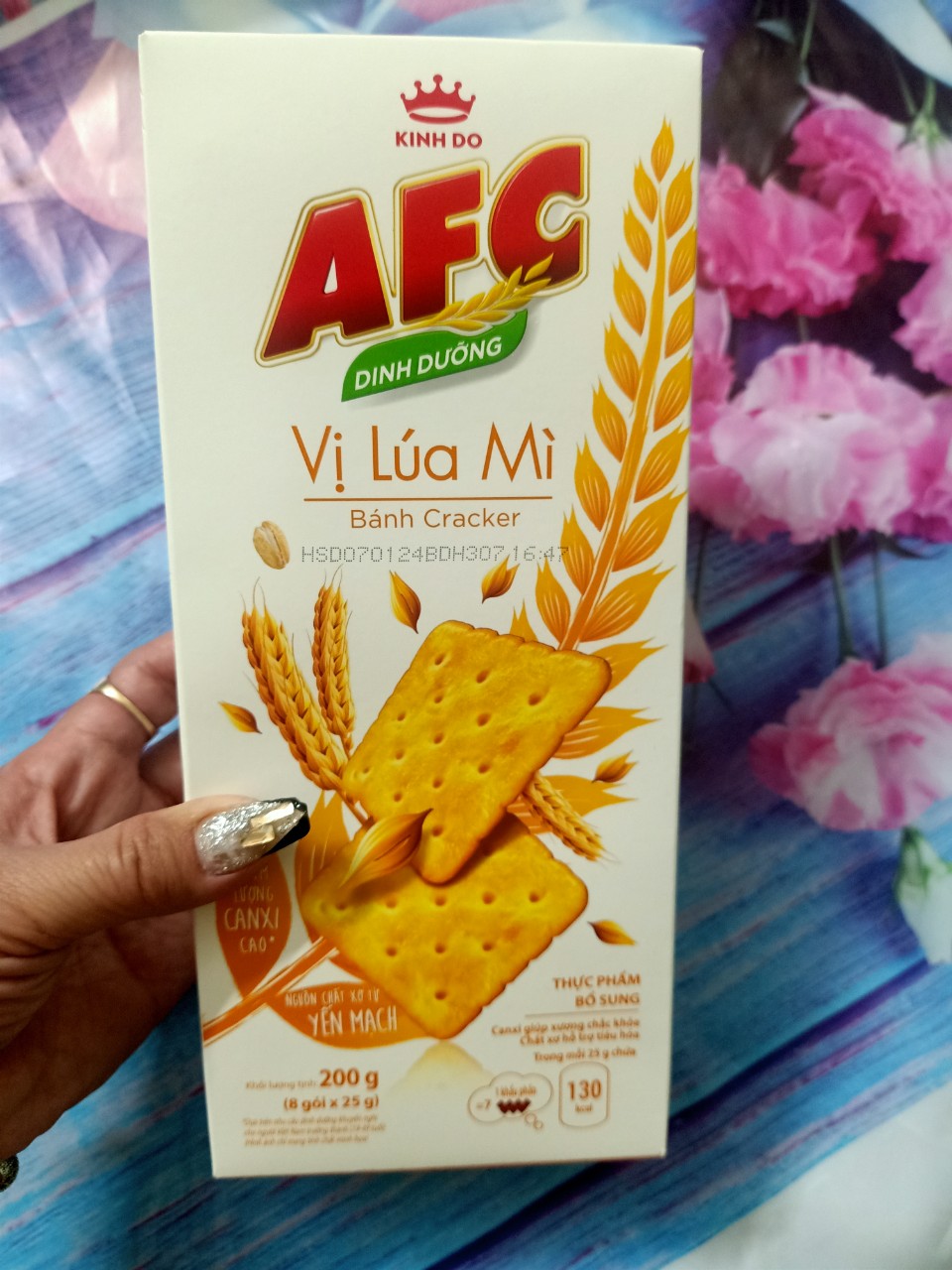 bánh AFC vị rau/ lúa mì hộp 200g