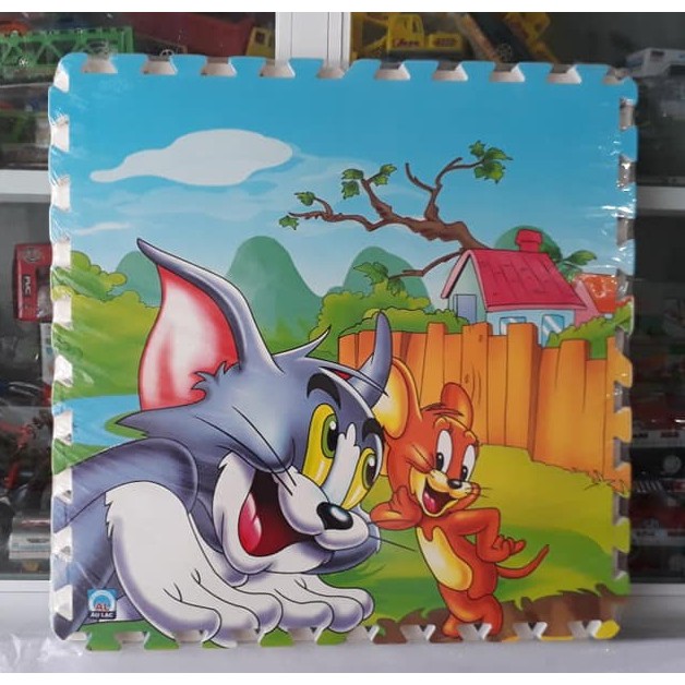 Bộ 4 miếng thảm xốp ghép hình đẹp kích thước 60x60cm