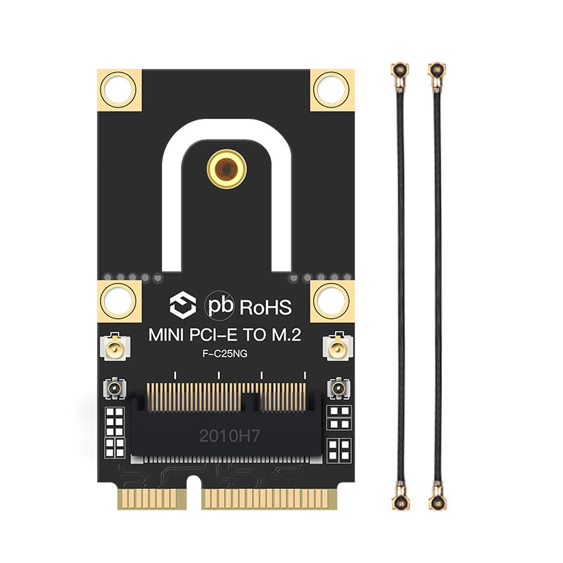 Adapter chuyển Card WiFi ngff / m.2  sang mini pci-e