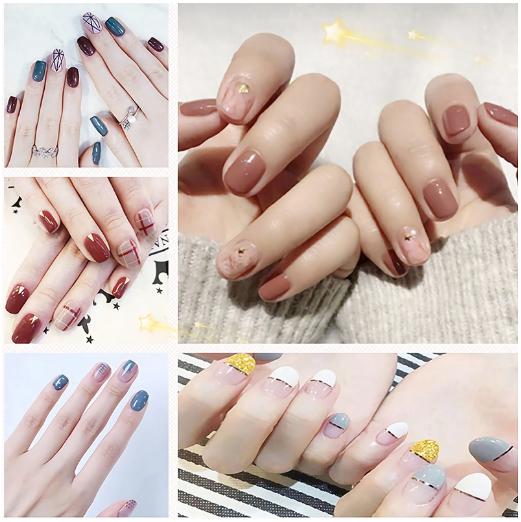 Bộ dán móng tay nail sticker gồm 14 móng mã DA241 - DA260