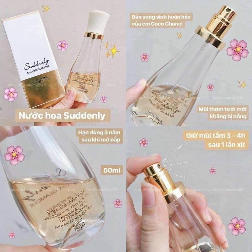 Nước hoa Suddenly Madame Glamour 50ml Đức