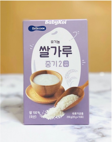 Gạo hạt vỡ hữu cơ Bebecook Hàn Quốc cho bé