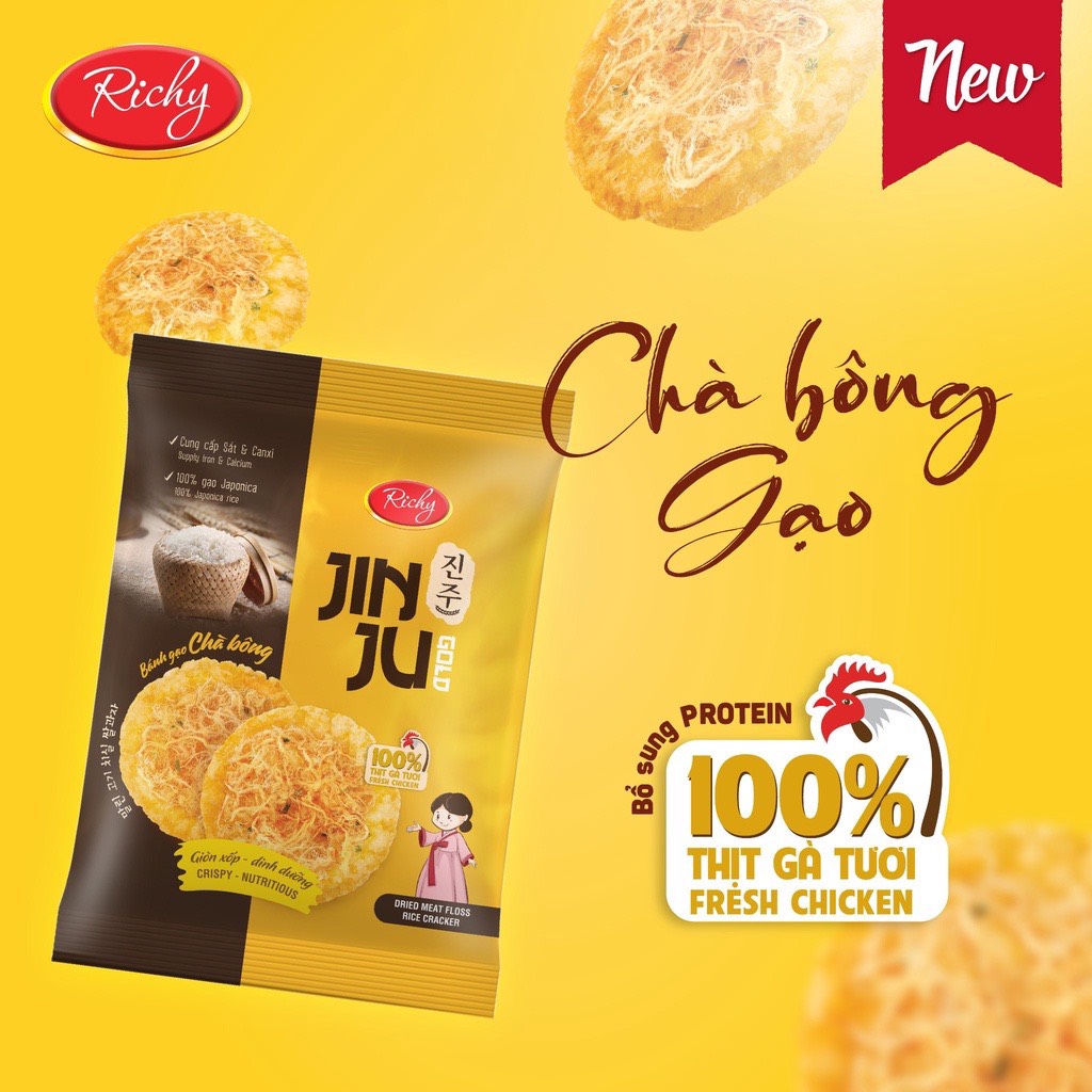 Bánh gạo JinJu các vị 134.4g