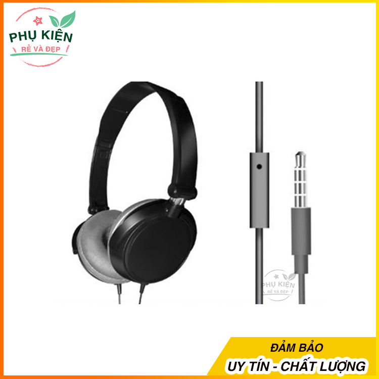Tai nghe chụp tai F10 kèm mic loại tốt - có thể gấp gọn
