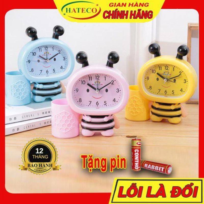 HOT SALE Đồng hồ báo thức hình con ong cho bé kiểu đồng hồ để bàn báo thức dễ thương