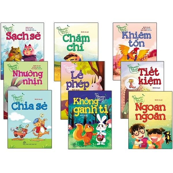 Combo 9 cuốn gieo mầm tính cách cho bé yêu