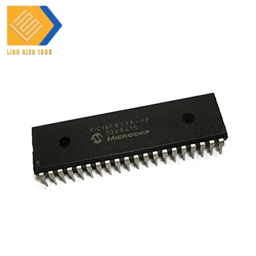 PIC16F877A-I/PT, DIP40 8-Bit PIC16F Microcontroller, 20MHz