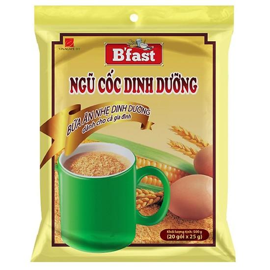 Combo 4 Bịch Ngũ Cốc B'Fast Vinacafe 24 gói x 20gr