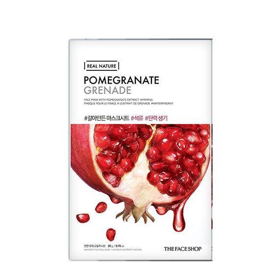 Mặt Nạ THEFACESHOP REAL NATURE POMEGRANATE FACE MASK