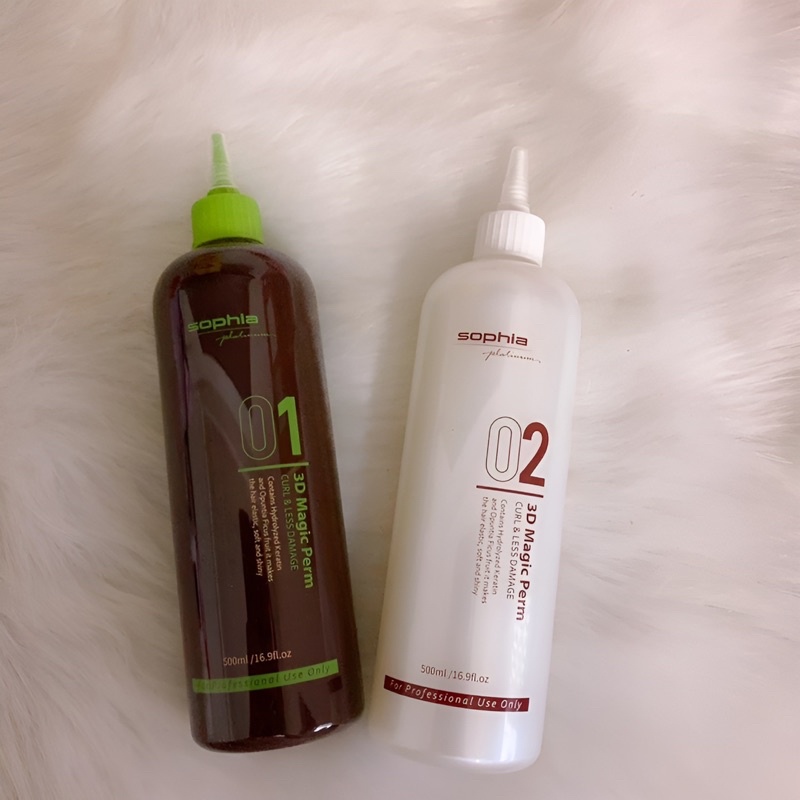 Thuố uốn tóc 3D OBSIDIAN 500ml uốn nóng lạnh phục vụ salon , baber