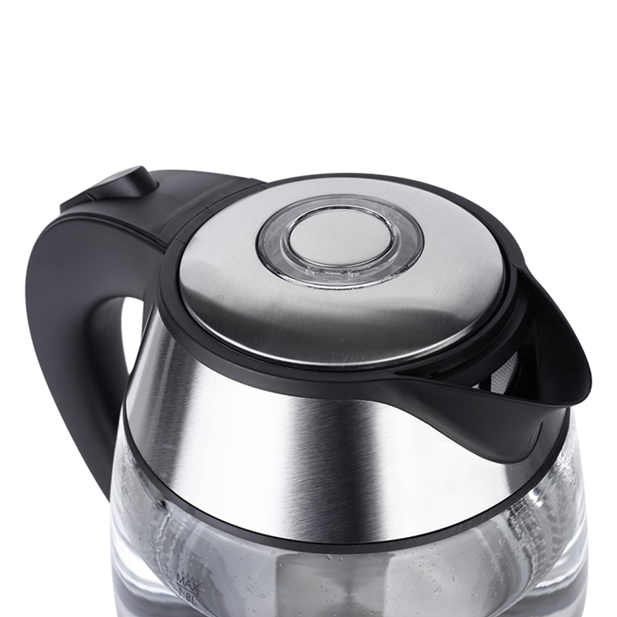Glass electric kettle LOCK & LOCK EJK418SLV